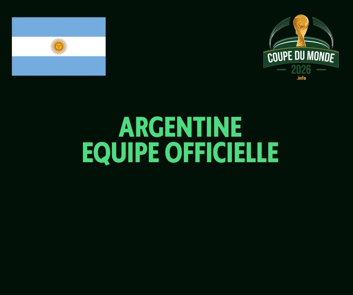 Lionel Messi avec l'équipe d'Argentine pour la Coupe du Monde 2026