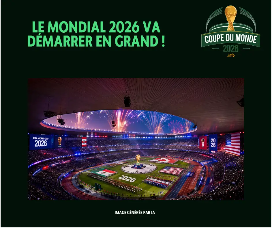 Cérémonie d'ouverture Coupe du Monde 2026 à Mexico : date, artistes, Estadio Azteca et enjeux