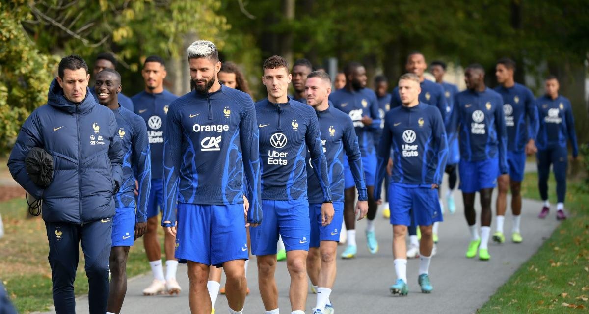 Les Bleus à l'entraînement à Clairefontaine avant le Mondial 2026