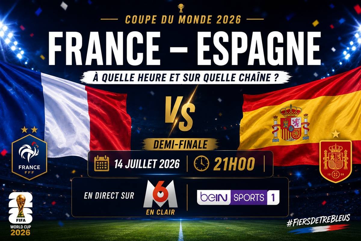 France Espagne demi-finale CDM 2026