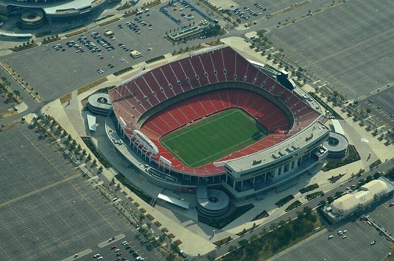 Vue du Arrowhead Stadium – Kansas City, Coupe du Monde 2026