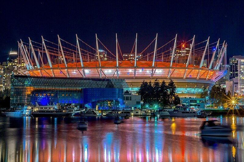 Vue du BC Place – Vancouver, Coupe du Monde 2026